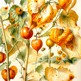 Ilustración de Aguaymanto