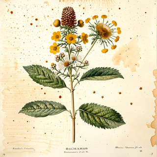 Ilustración de Carqueja