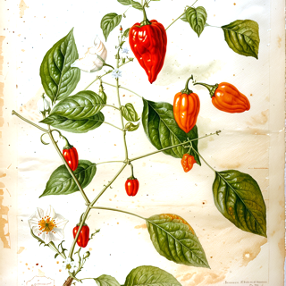 Ilustración de Habanero