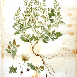 Ilustración de Hierba del zorrillo