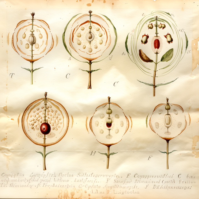 Ilustración botánica de Copaifera langsdorffii
