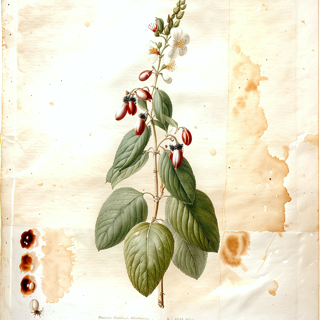 Ilustración de Árnica roja